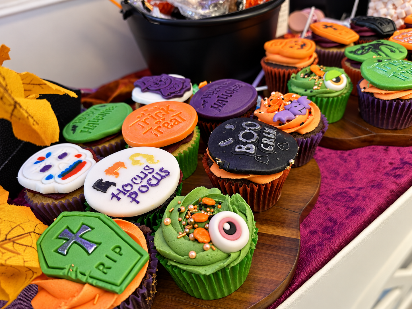 Halloween themed cupcakes